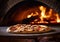 Stone oven baked tradition fresh pizza.Macro.AI Generative