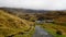 Stone Path with Village Houses in Snowdon, Wales, United Kingdom