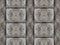 Stone pattern vertical row cobble symmetrical pattern. Geometric stone design background