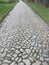 Stone paved pathway