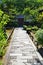 Stone pavement of Japanese garden, Kyoto Japan.