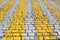 Stone pavement texture with pedestrian crossin