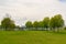 stone pavilion in park with trees green grass lawn hamilton ontario canada