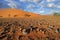 Stone pebbles and sand dune - Namib desert