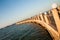 Stone pier on the Red sea