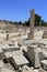 Stone pillars in antique city Amathus