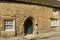 Stone portal on medieval cottage , Lacock