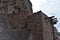 Stone Pueblo Beside Cliff Dwellings in Bandelier National Park