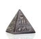 Stone pyramid with Egyptian inscriptions