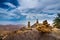 Stone Pyramids in Joshua National Park, California