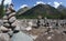 Stone pyramids in Shumak valley