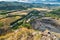 Stone quarry under Sokoli vrch mountain in Stiavnicke vrchy  mountain in Stiavnicke vrchy