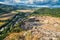 Stone quarry under Sokoli vrch mountain in Stiavnicke vrchy  mountain in Stiavnicke vrchy