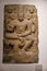 Stone relief of Hindu god Shiva in National Museum of India in New Delhi