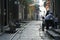 Stone residential street in Daxu ancient town, China