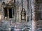 Stone rock carving art at Ta Som temple in Angkor Wat complex, Siem Reap Cambodia