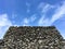 The stone rock with cloud in Jeju Korea