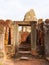 Stone rock door frame at Ancient buddhist khmer temple architecture ruin of Pre Rup in Angkor Wat complex, Siem Reap Cambodia