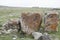 Stone ruins in Church Saint Zoravar