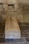 Stone sarcophagus inside the church.