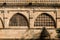 Stone screen from the outside.Sidi Saiyyed Mosque,known as Sidi Saiyyid ni Jali Ahmedabad