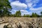 Stone sea in a strange landscape of the Enchanted City of Cuenca,