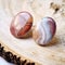 Stone Smugglers Agate Gemstone Stud Earrings - High Quality Photo Style