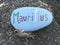 Stone souvenir from Mauritius island with a crab