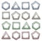 Stone Squares, Triangles And Other Shapes Set