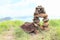 Stone stack on Padar Island