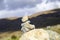 Stone stack in Skye landscape