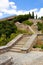 Stone stair in mountains