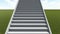 Stone staircase 3d animation