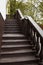 Stone staircase, entrance to the house