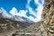 Stone staircase leading to the sky, Nepal.