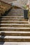 Stone stairway