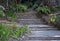 Stone stairway on tropical garden, Rio