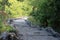 Stone stairways down the hill