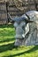 Stone statue cow