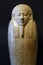 stone statue of a Egyptian sarcophagus