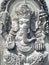 Stone statue of Hindu God Ganesha lord of wisdom