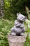 Stone statue of a little dragon