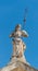 Stone statue in the old town Perast