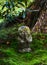 Stone statue of smiling Jizo Bosatsu