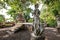 Stone statues, in North Bali, Indonesia garden