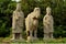 Stone Statues of Officials and Horse - Song Dynasty Tombs, China