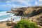 Stone steps to La Pared beach viewpoint, Fuerteventura, Canary Islands, Spain