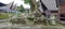 stone tables and chairs for the trials of the ancient Toba Batak tribe