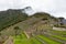 Stone terraces in the lost Inca city