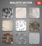 Stone Texture Samples Realistic Set